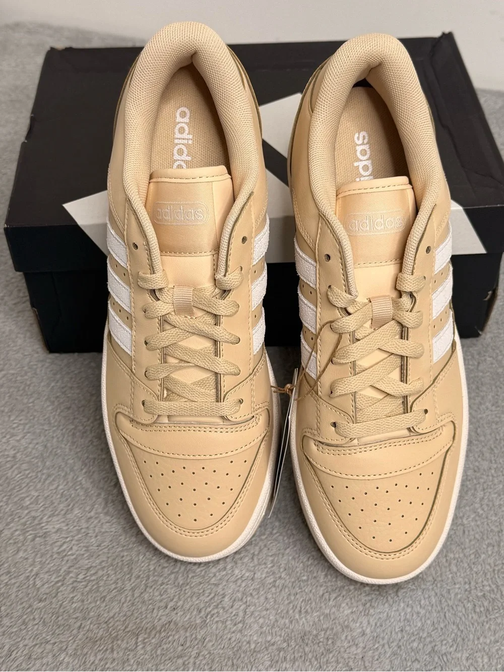 Adidas Break Start Low W Beige Cream Sneakers Women’s 9.5 NIB